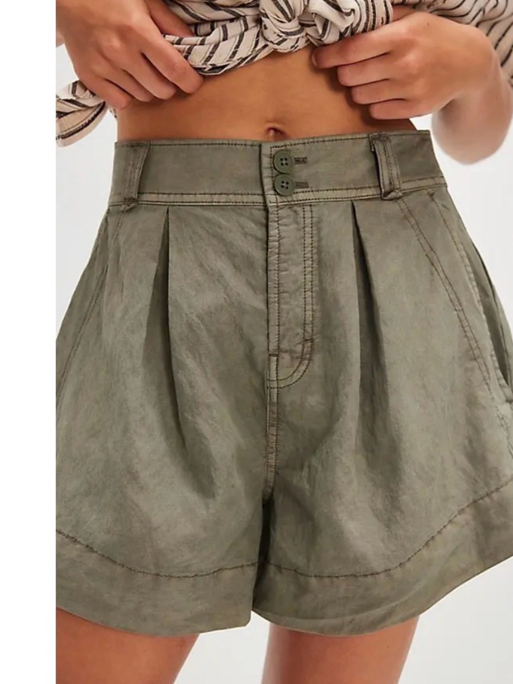 Free People Marina Trouser Shorts
